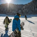 snowboarder on the mountain wearing best snowboard boots