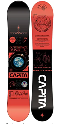 
Roll over image to zoom in
CAPiTA Outerspace Living Mens Snowboard