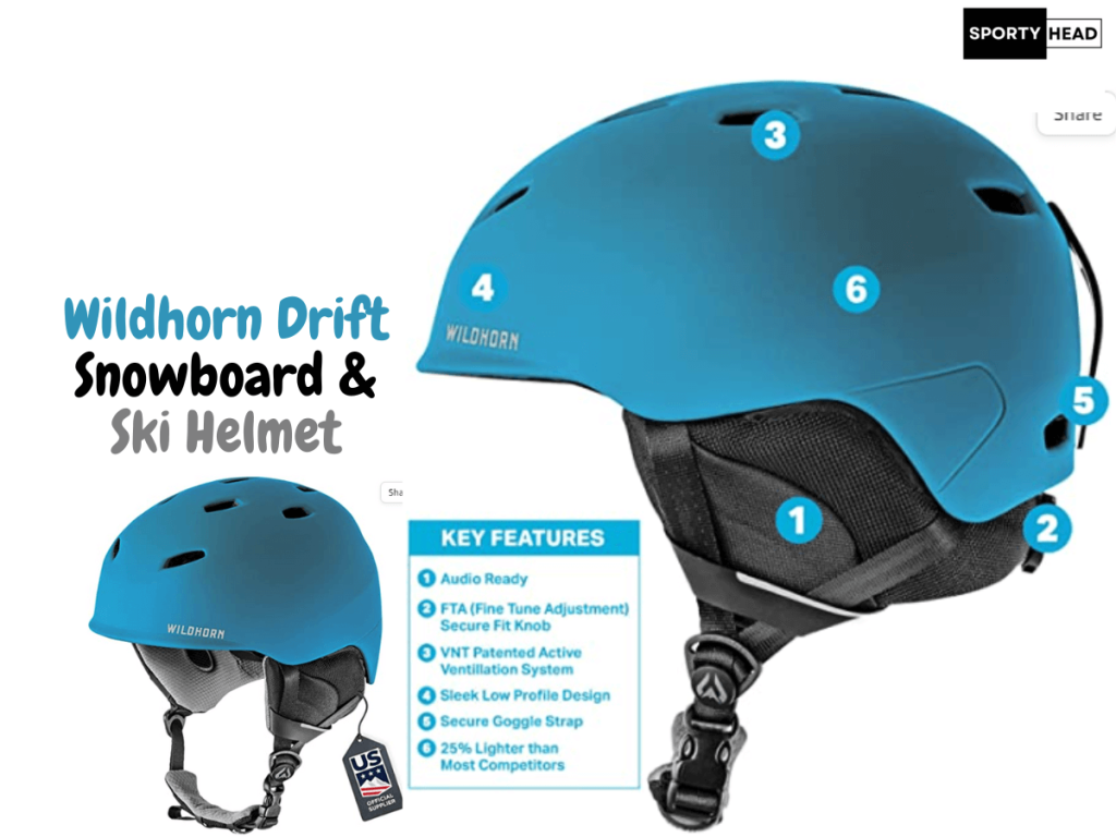 wildhorn drift best snowboard and ski helmet 2023