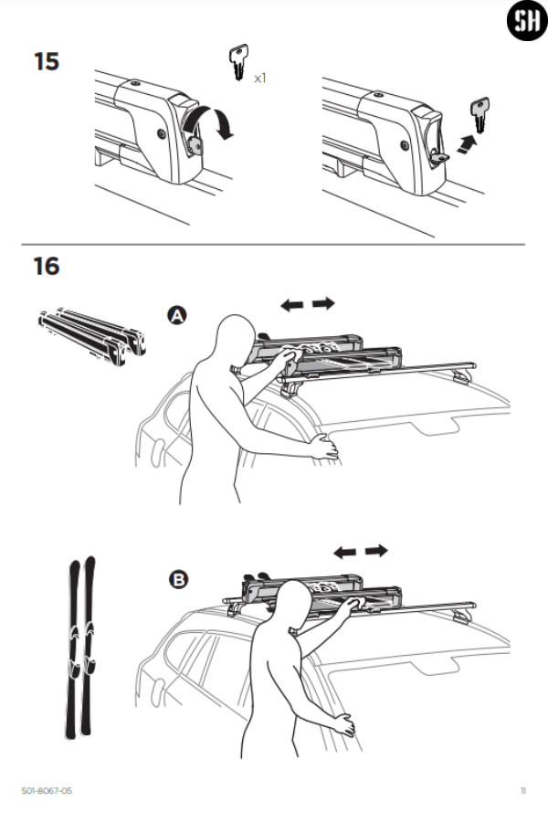 Thule Snowboard Rack INSTALLATION