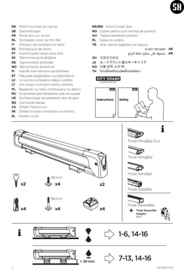 Thule Snowboard Rack INSTALLATION