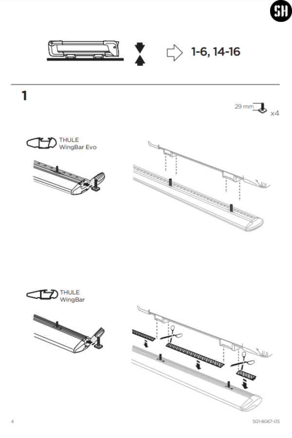 Thule Snowboard Rack INSTALLATION