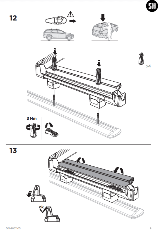 Thule Snowboard Rack INSTALLATION