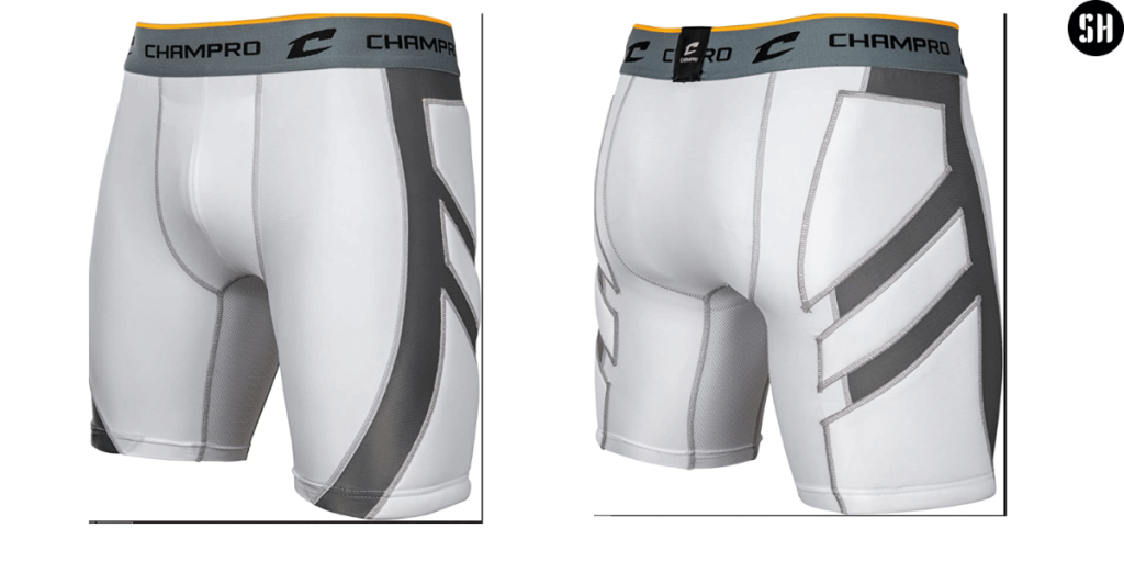 CHAMPRO Men's Wind Up Compression softball Sliding Shorts