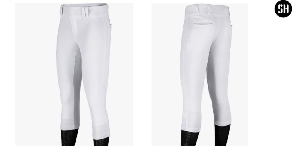 CHAMPRO Women's Traditional Low-Rise Polyester white Softball Pant