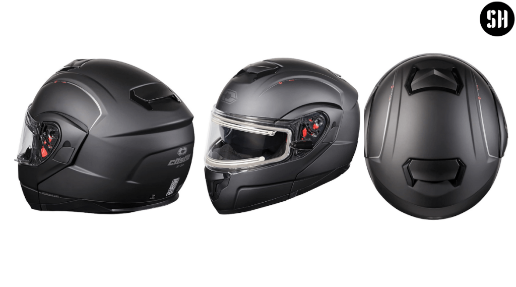 Castle X Atom SV Electric Modular Snowmobile Helmet