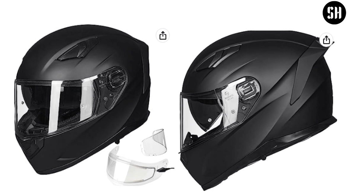 ILM Snowmobile Helmet with Heated Shield and Pinlock Insert Anti Fog for Men Women Adults