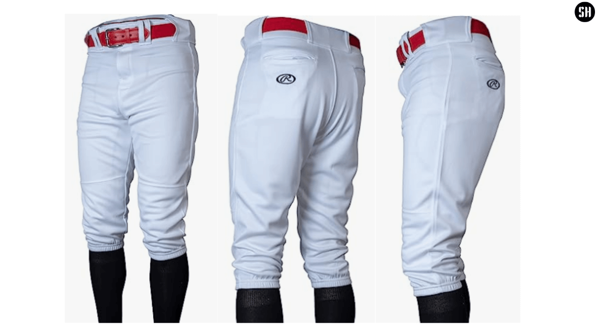 CHAMPRO Traditional Fit Triple Crown Classic Baseball Pants with  Contrast-Color Braid Piping and Reinforced Sliding Areas