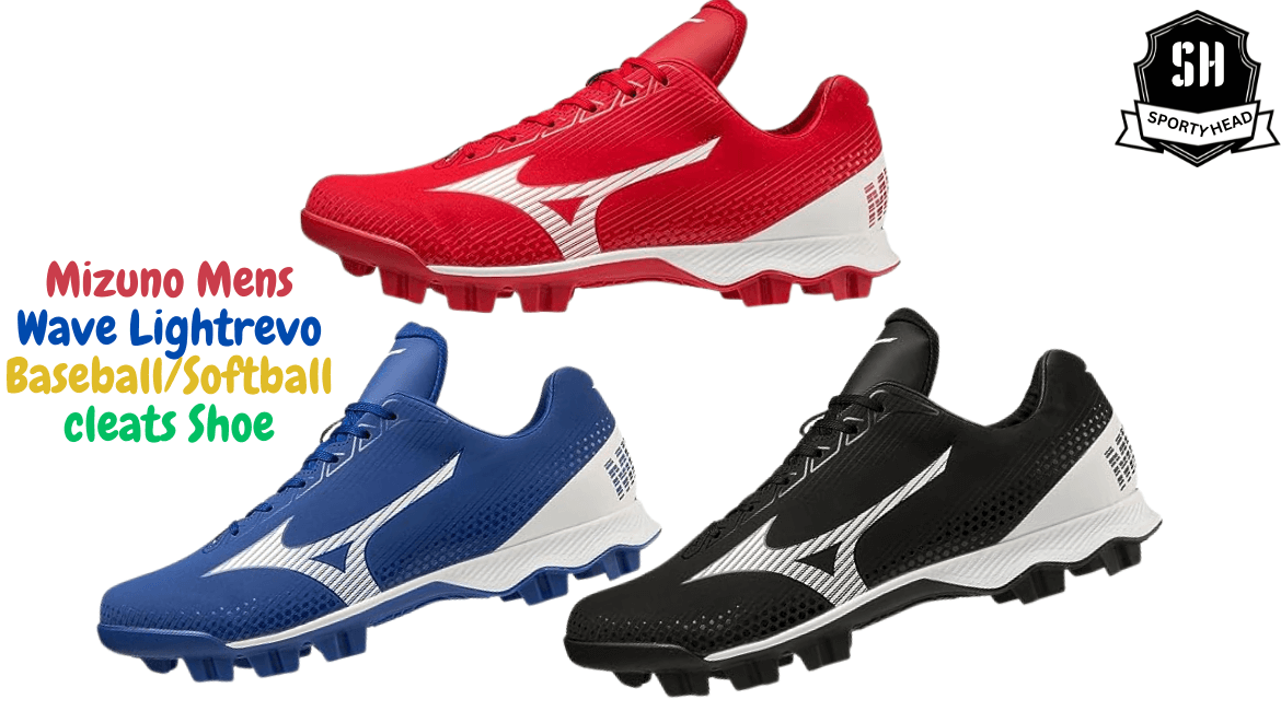 Mizuno Mens Wave Lightrevo Baseball/Softball cleats Shoe