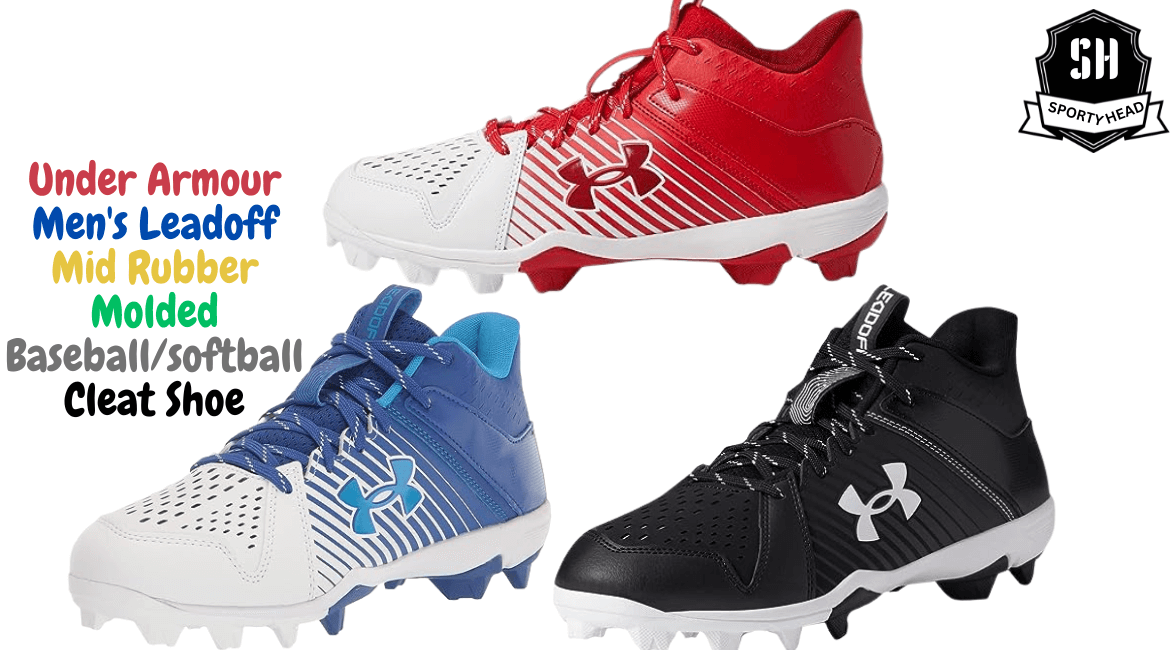 Under Armour Men's Leadoff Mid Rubber Molded Baseball/softball Cleat Shoe